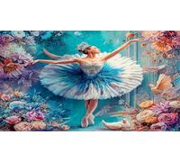 Ballet Puzzles Imposible,desafío para Adultos Juego edugatoivo 1000 Piezas Obra de Arte de Juego de para Adultos, Regalos a Partir de 14 Años 38x52cm/1000pcs