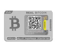 Ballet REAL Bitcoin 3-Pack - 3 billeteras frías físicas tipo tarjeta para Bitcoin, 100% offline sin batería/Bluetooth/USB ni firmware, sin frase semilla, compatible con Ballet Crypto App