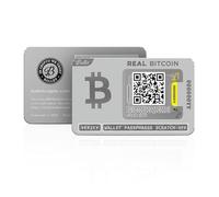 Ballet REAL Bitcoin - Billetera Fría Física de Acero Inoxidable | Almacenamiento 100% Offline | Sin Batería, Bluetooth ni Frase Semilla
