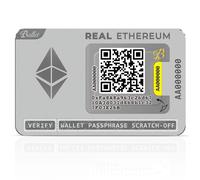 Ballet Real Ethereum - Billetera Fría Física de Acero Inoxidable | Almacenamiento 100% Offline | Sin Batería, Bluetooth ni Frase Semilla