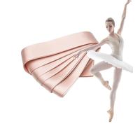 Ballet Ribbon - 220cm Pointe Shoe Accessories for Dancers, Skin-Friendly Satin Ballet Ribbon for Pointe Shoes, Foot Decoration for Women, Men, Girl, Boy | Indoor Studio, Stage Performance, Training