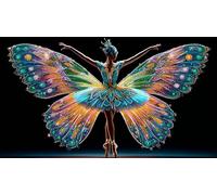 Ballet Rompecabezas Imposible,desafío for Adults Juego edugatoivo 1000 Piezas Obra de Arte de Juego de para Adultos y Niños a Partir de 12 Años 75x50cm/1000pcs