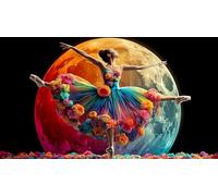 Ballet Rompecabezas Imposible,desafío para Adultos Entretenimiento Creativo 1000 Piezas Obra de Arte de Juego de para Adultos y Niños a Partir de 12 Años 75x50cm/1000pcs