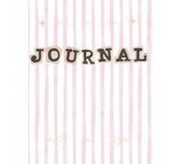 Ballet Summer Intensive Journal for Dancers | Daily Corrections Tracker, Goal Setting, and Self-Care Log: Cute Pink Stripes