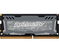 Ballistix Sport LT BLS16G4S240FSD- Memoria RAM de 16GB (DDR4, 2400 MT/s, PC4-19200, CL16, Dual Rank x8, SODIMM, 260-Pin) gris