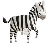 balloa Globo de aluminio XXL cebra, globo de helio con diseño de animales, globos de safari, decoración para fiestas, regalo de cumpleaños infantiles, figura de animales para fiestas temáticas, fiesta