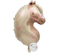 balloa Globo XXL Boho Pony Granja con diseño de animales, globo de helio animal, globo de caballo para cumpleaños infantiles, decoración de fiesta de niñas, regalo de cumpleaños, globo de animales, 74