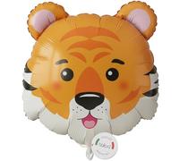 balloa Globo XXL con cabeza de tigre de safari, globo de helio con diseño de animales, globos de safaritieres, decoración para celebración, regalo de cumpleaños infantil, fiesta de tigre para evento