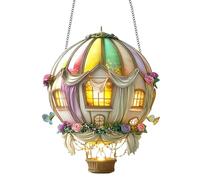 Ballon Solaire | Lampe Solaire Décorative Extérieure 2D | Lanterne LED Pour Jardin, Allée, Cour, Véranda, Patio | Éclairage Festif Pour Fête, Anniversaire, Cadeau Femme Mère Décoration