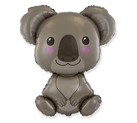 Ballonim Brown Koala Baby XXL Globo Gigante 1pc Reutilizable 75cm Cumpleaños Decoración Unisex Bebés