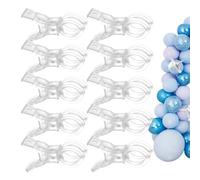 Balloon Arch Clips - Backdrop Spring Clamps, Heavy Duty Backdrop Spring Clamps, 10 Pieces Party Accessories For Woodworking | Crafts Photography Home Improvement Party Wedding Birthday Decoration