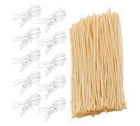 Balloon Arch Clips - Clear Background Spring Clip, 3.54 X 1in Transparent Garland Ties, Heavy-duty Spring Balloon Arch Clamps | For Outdoor Party Graduation Photo Pool Furniture Craft Tarp Banner