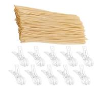 Balloon Arch Clips - Transparent Garland Ties, 3.54 x 1in Heavy Duty Spring Clamps with Easy Grip for Outdoor Party, Birthday, Graduation, Photo, Pool, Furniture, Craft, Tarp and Banner Use