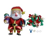 Balloon Garland Kit, Bright Colors Thick Latex Balloons with Foil Balloon and Accessories, Easy DIY Christmas Party Decorations for Kids Educational Enlightenment