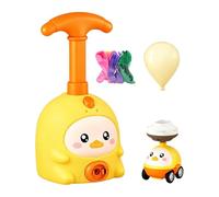 Balloon Launcher Car - Air-Powered Animal Toy, 4.72x3.93 Inch Manual Balloon Pump Vehicle, Stem Educational Toy, Birthday Party Favors for Classroom Activities Home School Travel Outdoor