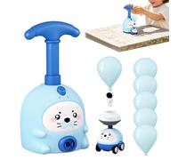 Balloon Powered Car Toy, Air Pump Science Kit, Kids Diy Physics Learning Set, Educational Experiment for Preschool Boys Girls Birthday Party Classroom Activity Use, Stem Learning Toy, Balloon Car Kit