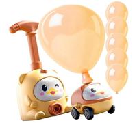 Balloon Racing Car Toy - STEM Interactive Kits for Kids Learning Play | Flexible Build with Air Pump System, Educational Science Experiment Set, Hands On Racing Activity for Home School Indoor Fun