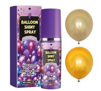 Balloon Shine Spray | 30 ml, Brillo Inmediato Intenso,Spray Brillante para Cumpleaños | Cumpleaños, Boda, Vacaciones, Graduación, Halloween
