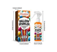 Balloon Spray Shine Spray for Balloon 100ml Glow Balloons Spray No Drips Balloon Brightener Spray Precise Mist to Last and Shine
