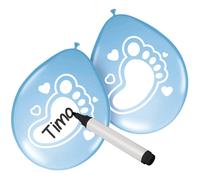 Balloon Writable Baby Baby Boy 6's Newborn Birthday Party Gift (Importación USA)