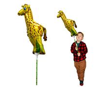 Ballooniacs - Globo Lleno de Aire con Forma de Jirafa de Deluxebase. Colorido globo inflable reutilizable ideal para decorar fiestas infantiles