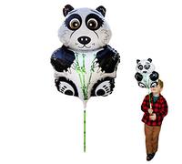 Ballooniacs - Globo Lleno de Aire con Forma de Oso Panda de Deluxebase. Colorido globo inflable reutilizable ideal para decorar fiestas infantiles