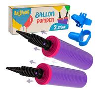 Balloono Inflador Globos 2u - Hinchador de Globos y Pelotas Fitness para Inflar Rápido y Fácil - Maquina Manual para Hinchar Globos