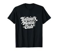 Ballpark Moms Club Béisbol Softbol Mamás Día de la Madre Camiseta