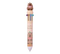 Ballpoint Pens - Gel Pens | Multicolor Ballpoint Pen | 10 Colors Ballpoint Gel Pens, Cartoon Capybara Stationery School Supplies, Fine Point Writing Pen For Kids Adults, Writing Pens - Stationery