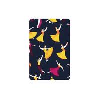 Ballroom Dance - Juego de 10 tarjetas ambientadoras con estampado de patrón pequeño, hojas perfumadas para coche, para decoración de coche