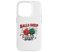 Balls Deep in Christmas Spirit Carcasa para iPhone 14 Pro