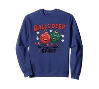 Balls Deep in Christmas Spirit Sudadera