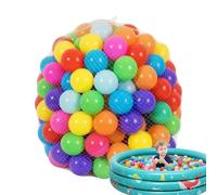 Balls for Children's Ball Pits - Colorful Play Balls for the Ball Pit - Far Sensory Play & Motor Skills Training | 50 Pieces, 7 Cm, Robust, Colorful, Ideal Fr Home, Kindergarten, Garden & Beach