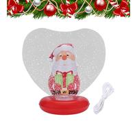 Balls Inflatables Large Christmas Balls, Figura interior Inflatable Balls Decorations, Heart Shape Light Up Christmas Decor for Outdoor Yard Pool Lawn Porch Beach Patio Pathway Public Space Park