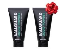 Ballsy Desodorante Inguinal para hombre, protector de testículos, crema antiarañazos, antihongos, polvo líquido de secado rápido, protege contra el sudor, olores e irritaciones, 100 ml (paquete de