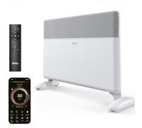 Ballu Radiador Eléctrico Bajo Consumo 1500W, Convector Eléctrico WiFi con App, Pantalla Táctil, Calefacción Eléctrica con Google Home y Alexa, Instalación Pared o Suelo, Mando a Distancia,Blanco