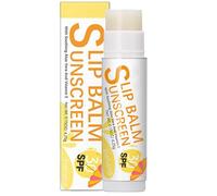 Balm de labios LSF 30, productos de cuidado de labios orgánicos súper y hidratantes, protección solar con sabor a fruta, reparación de labios hidratante para hombres, FRA