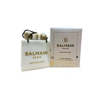 Balmain, hair couture, ornament, white