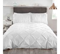 Balmoral Clavija Tuck Blanco Súper Funda Nórdica de Cama Ropa de Lujo