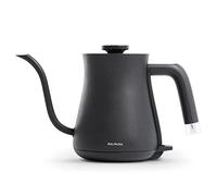BALMUDA The Kettle - Hervidor eléctrico de cuello de cisne | Ligero | Acero inoxidable | Capacidad de 0,6 L | Indicador de luz de neón | Perfecto para té y café | Versión estadounidense | Negro