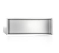 Balneo Wall-Box One Nicho de Ducha de Acero Inoxidable para Baño 90x30x7cm, Instalación de Nicho Flexible, Nicho Impermeable para Utensilios de Baño, Sin Azulejos