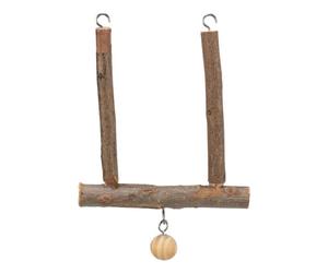 Baloiço em Madeira Natural com Sino