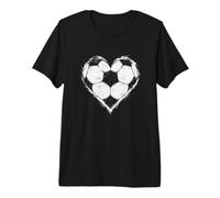 Balón con Forma de corazón para Amantes del fútbol, pasión por el fútbol, Atrevido Camiseta Premium