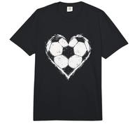 Balón con Forma de corazón para Amantes del fútbol, pasión por el fútbol, Atrevido Comfort Colors Adult Heavyweight T-Shirt