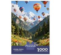 Balón de Aire Caliente Puzzle 1000 Piezas Cartón Puzzle Grande Adulto Difícil Balón de Aire Caliente Educa Padres E Hijos 70x50cm/1000pcs