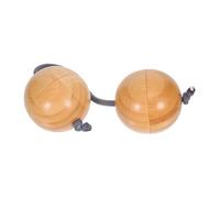 Balón de arena de ritmo portátil, instrumento de percusión único, bola de tambor africano, sonajero de doble calabaza, instrumento de ritmo de percusión para estudiantes y adultos
