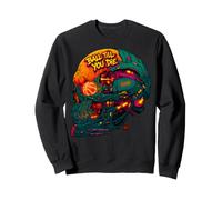 Balón de Baloncesto con Calavera hasta Que mueras Jugador Baller Techwear Sudadera