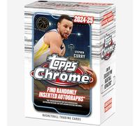 Balón de baloncesto cromado Topps 2024-25, sellado de fábrica, caja de valor