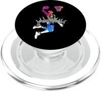 Balón de Baloncesto religioso de Jesús PopSockets PopGrip para MagSafe
