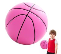 Balón de baloncesto silencioso, 3D Soft Ball Silent Ball - Bola de espuma brillante, amortiguada para mejorar el juego, amortiguada para niños, adolescentes, despertar